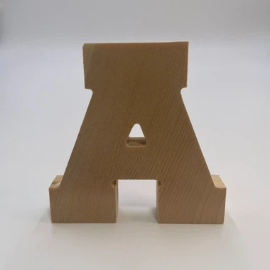 Дървена буква А