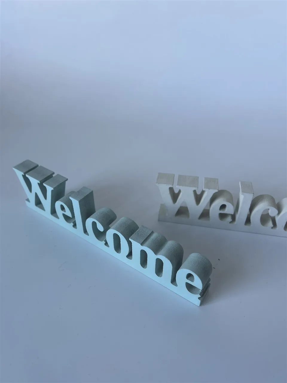 Wooden WELCOME Stand